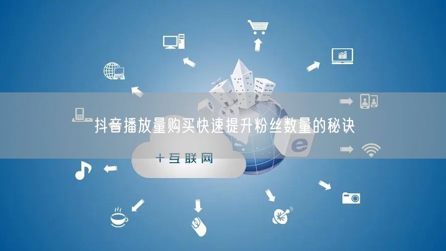 抖音播放量购买快速提升粉丝数量的秘诀